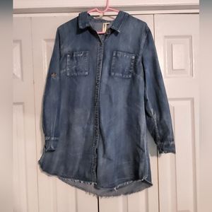 Blue jean tunic Size Medium